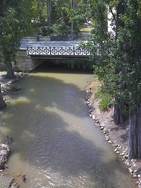 Rio Bañuelos desde Aranda de Duero